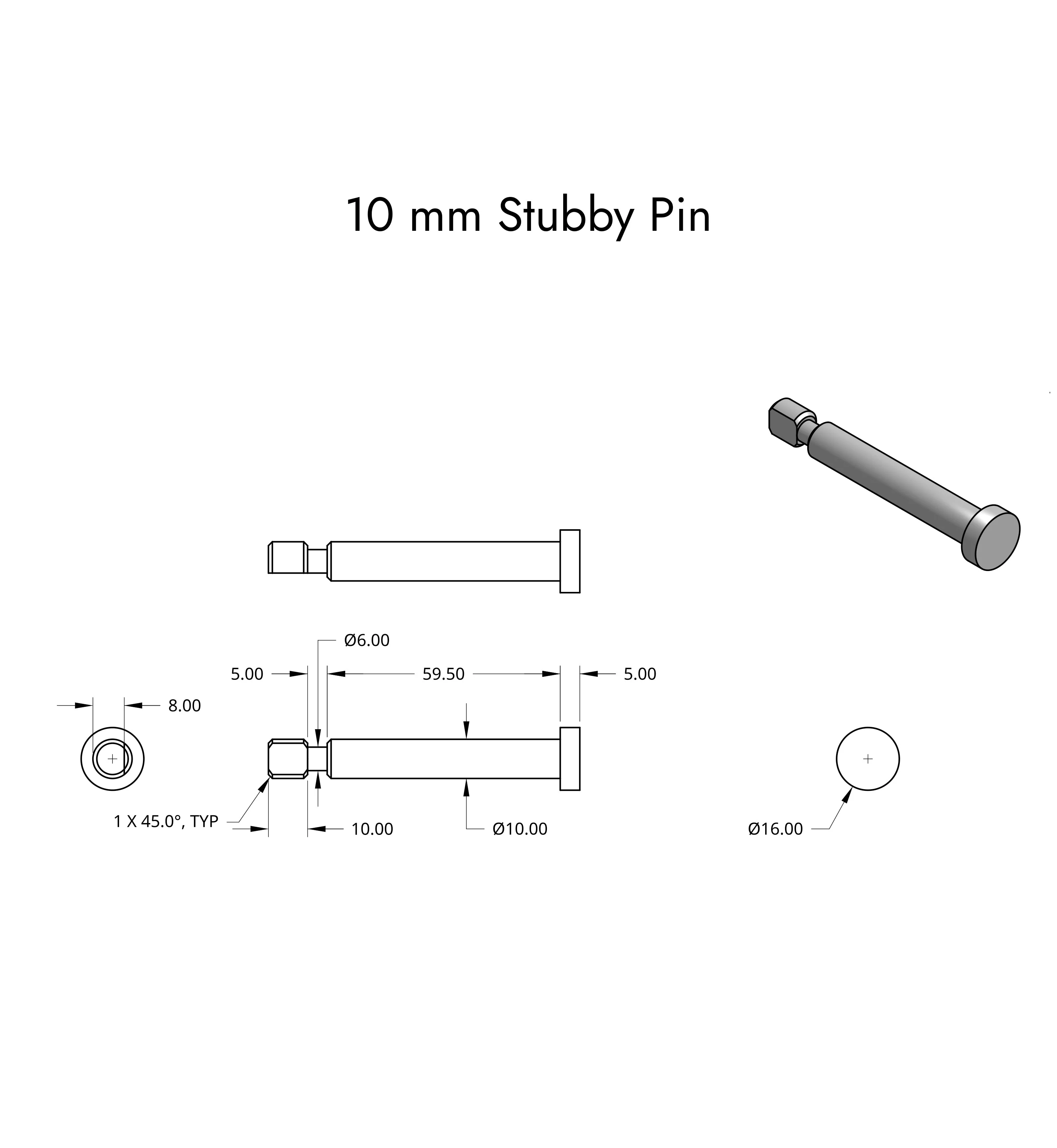 Versa Rudder Pin - Image 4