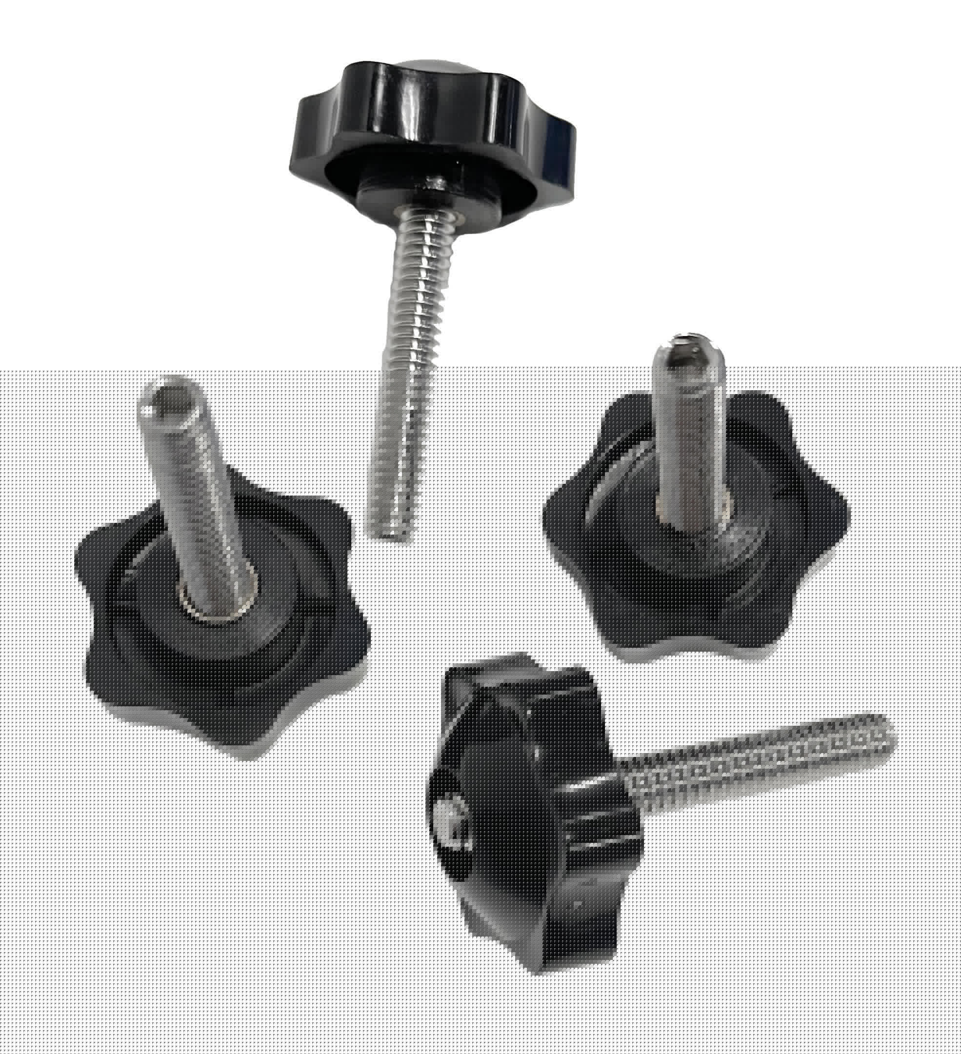 1/4" 20 Power Pole Deck Thumb Nut and Bolt - Image 3