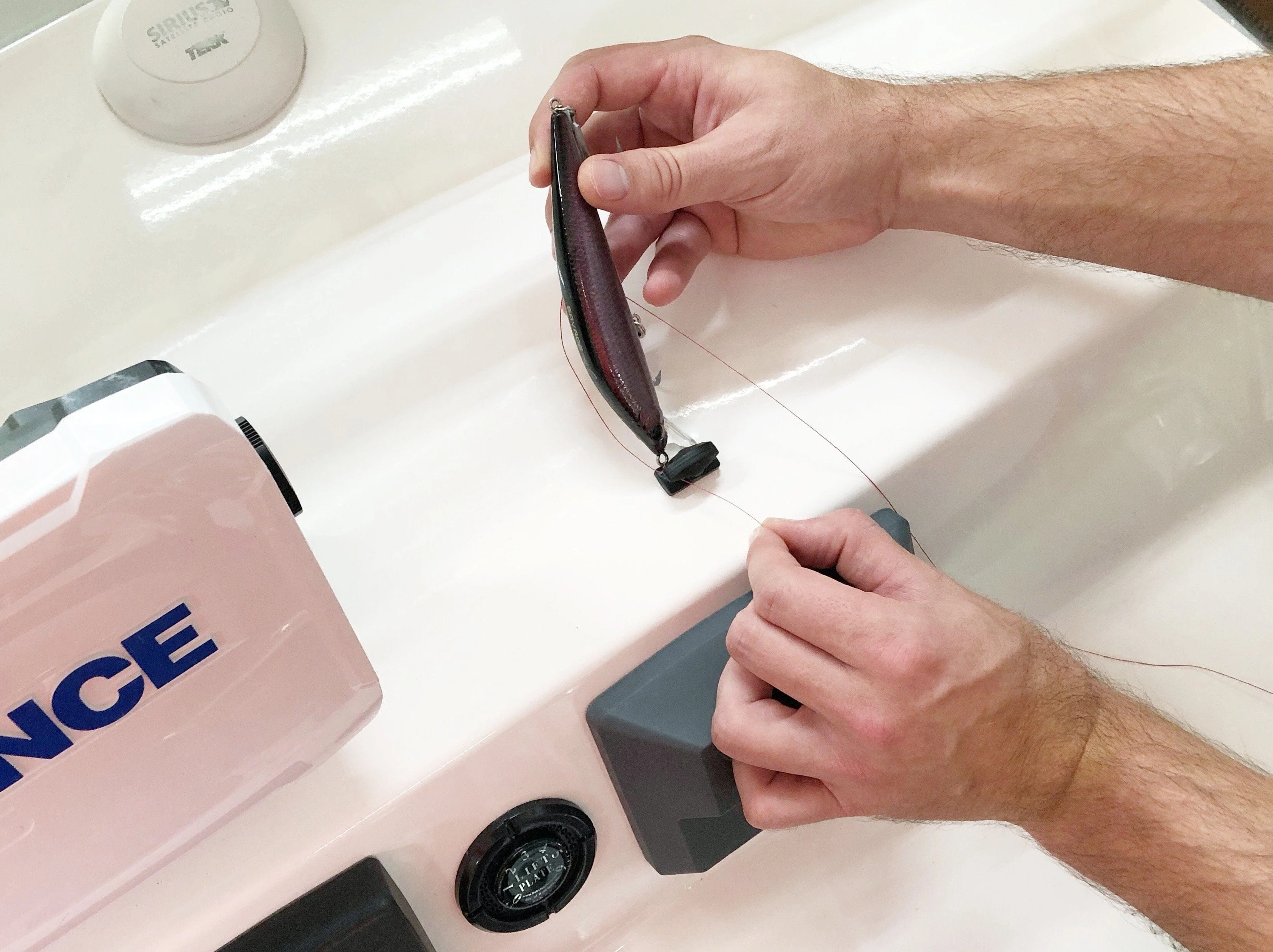 Line Cutterz Ceramic Blade Peel & Stick Flat Mount - Pink - Image 5