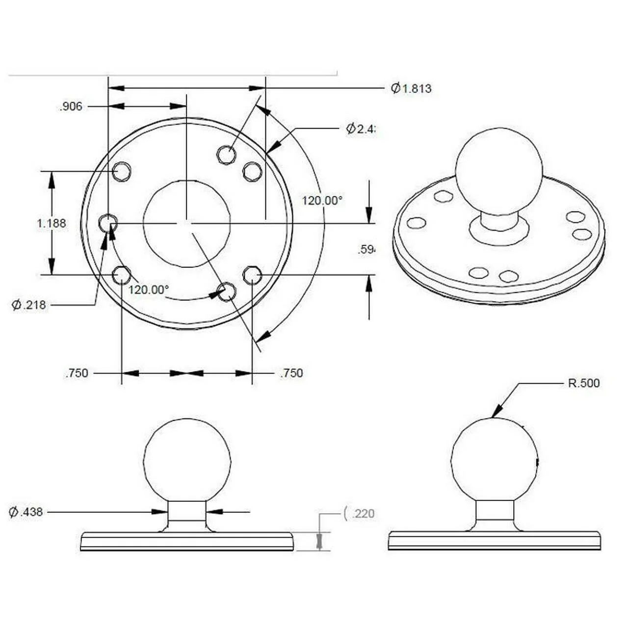 Universal Kayak Adapter (J-1 Motors) - Image 9